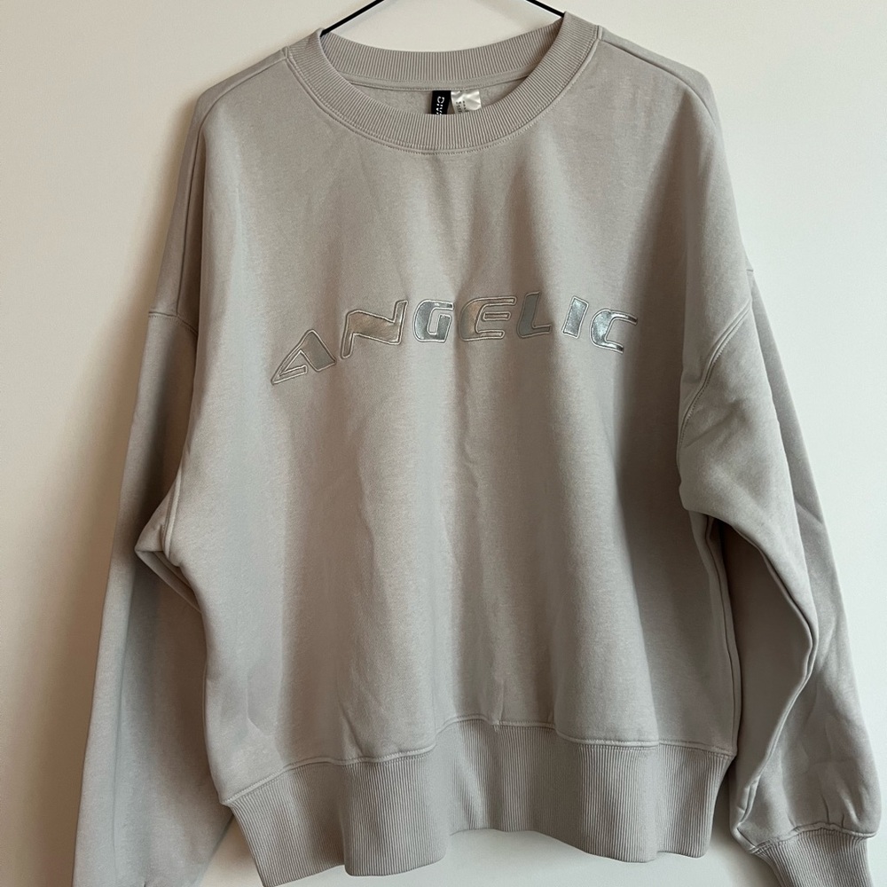 H&M Light Gray Sweatshirt